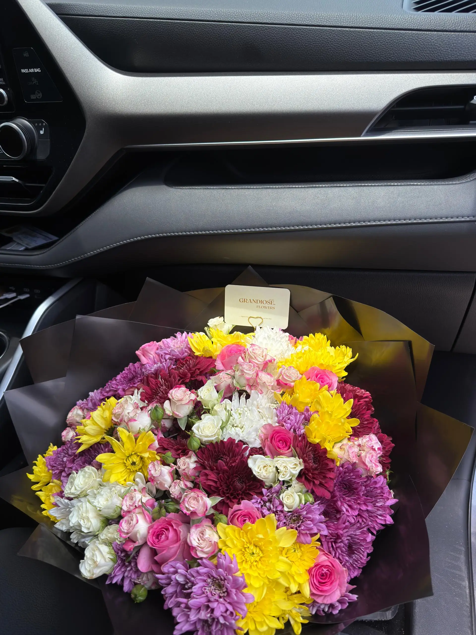 Mixed Chrysanthemums and Roses Bouquet - Image 6